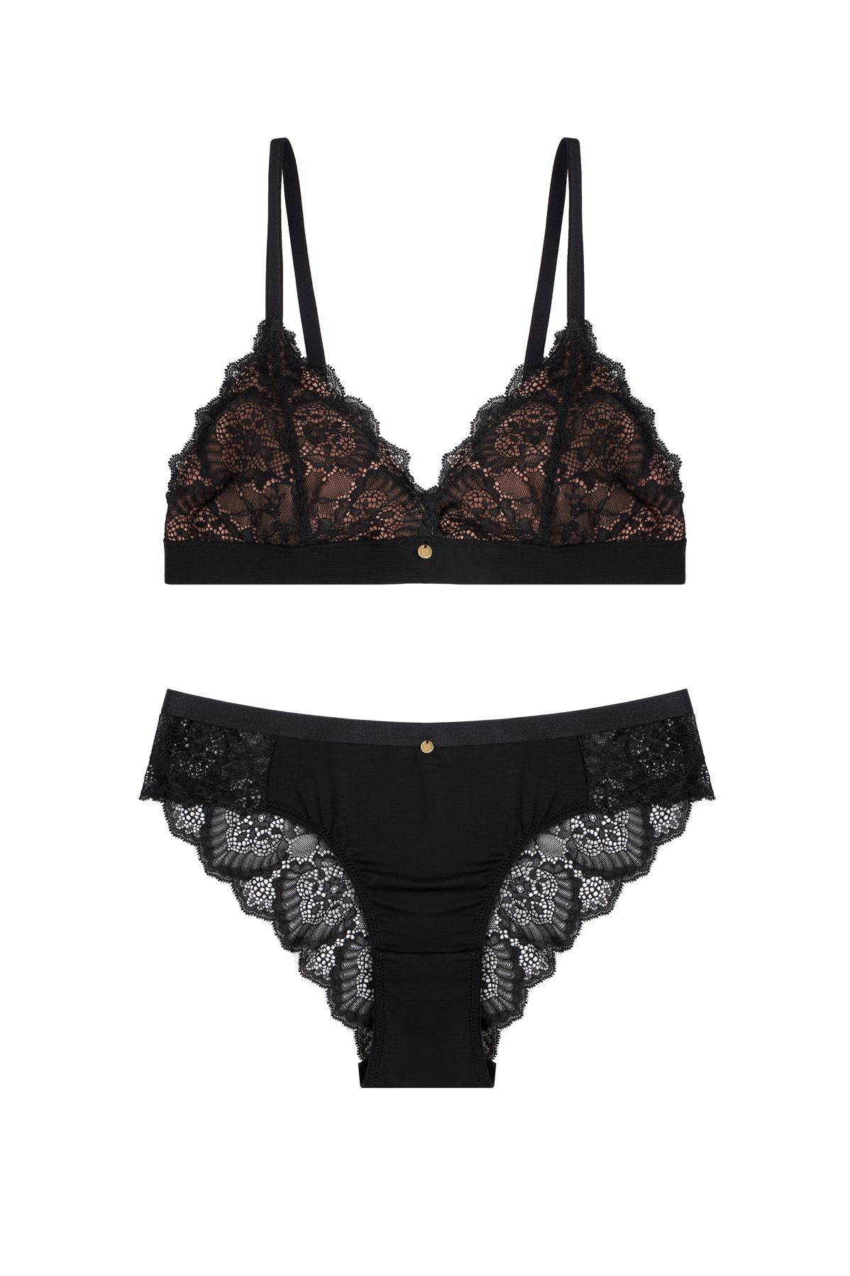 Bralette aus Spitze Lilly mit Tencel von Coco malou Freisteller