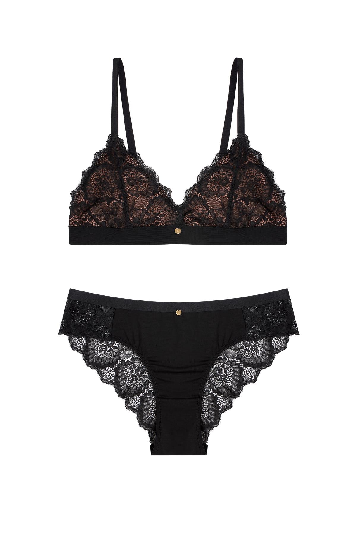 Bralette aus Spitze Lilly mit Tencel von Coco malou Freisteller