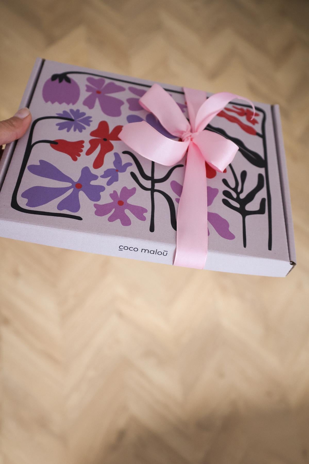 Coco Malou Geschenkkarton nachhaltige Geschenkidee Unterwäsche