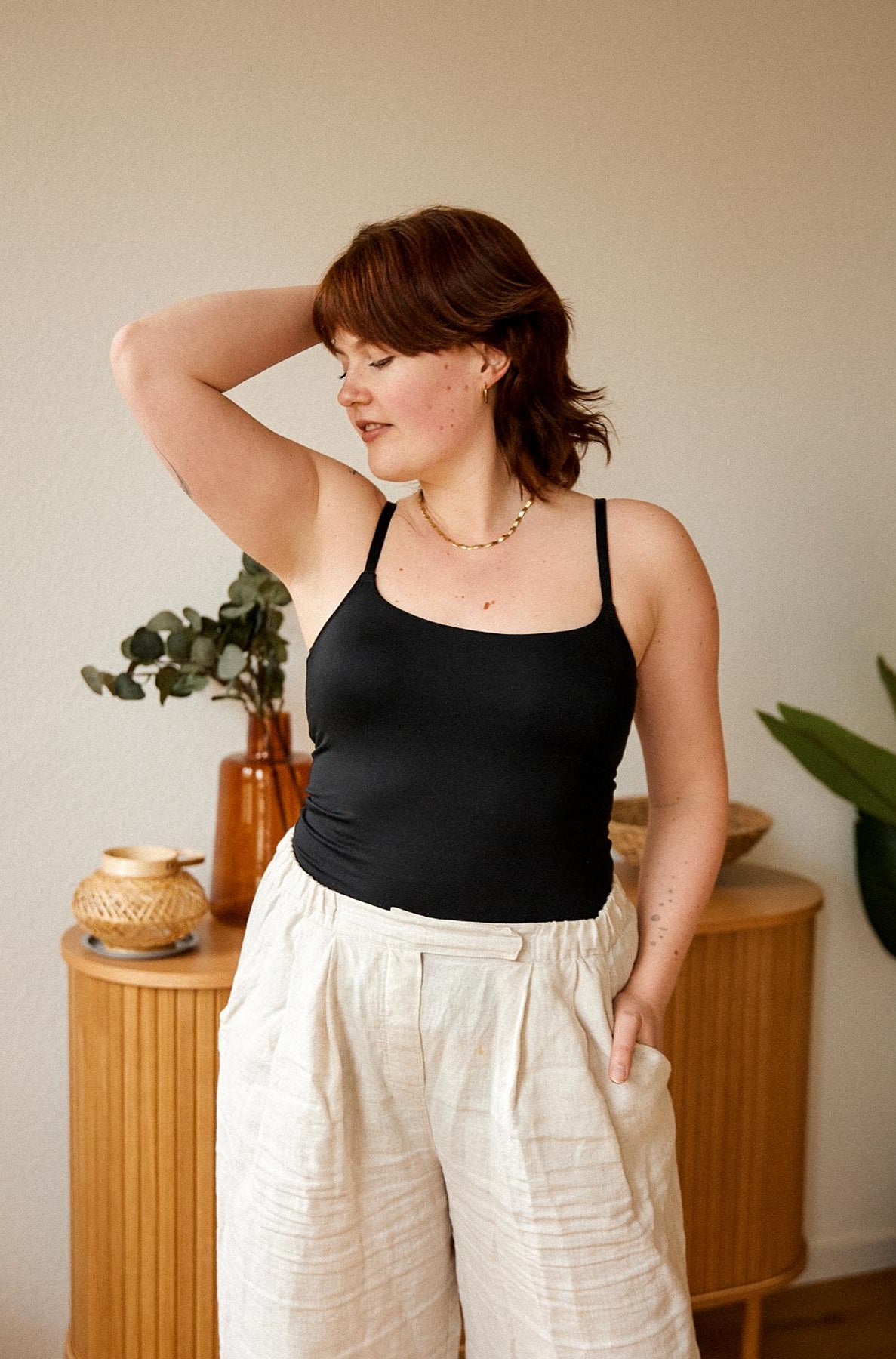 gepolstertes Top aus Tencel mit Pads bequem nachhaltig