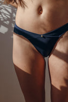 Slip Spitze Tencel sexy dunkelblau