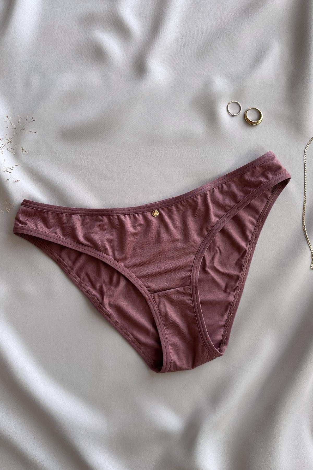 Tencel Lyocell Slip coffee rose bequem eco gut für die Haut