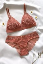 nachhaltige Unterwäsche BH mit Pads Bralette zart rosa Coco Malou