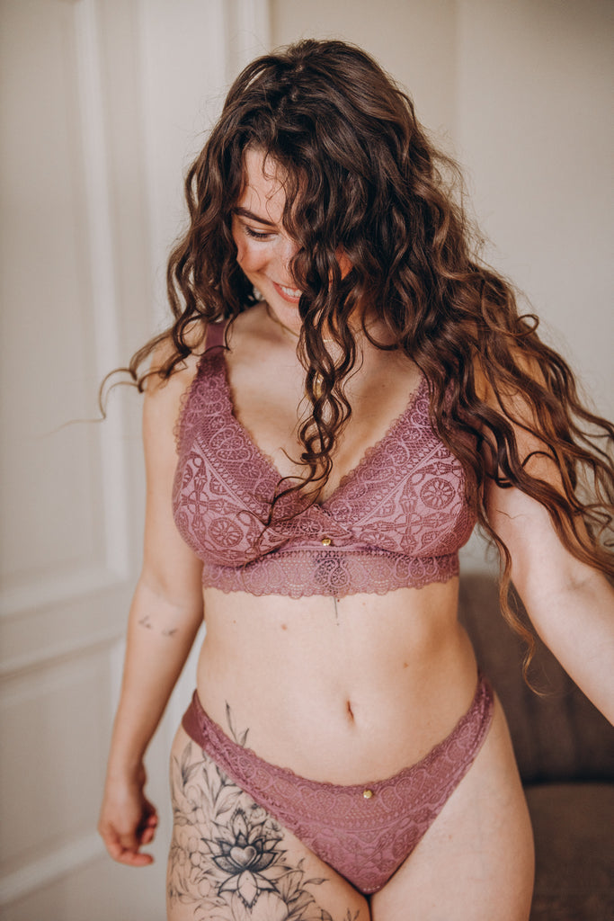 Spitzen Bralette fair und nachhaltig BH für große Oberweite Empfehlung